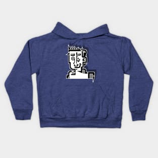 Abstract Man Kids Hoodie